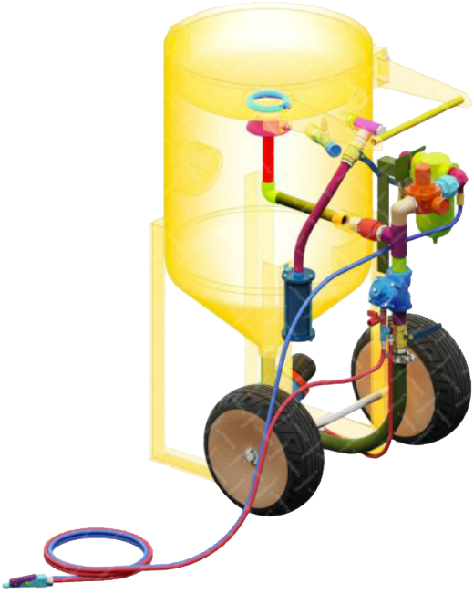 600lb Sandblasting Pot - Toy Instrument Clipart (656x656), Png Download