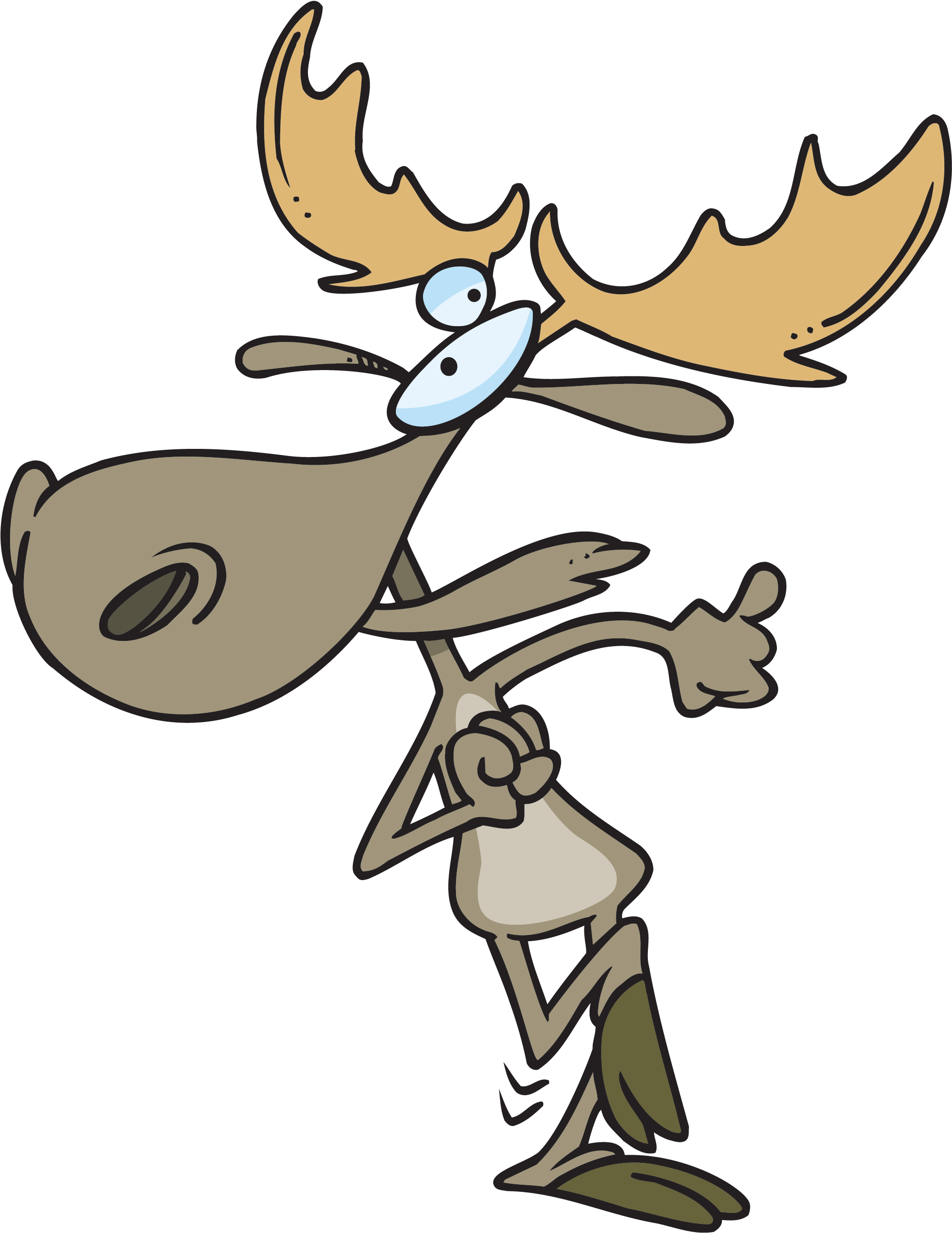 If You Give A Realtor A Referral - Dancing Moose Clipart (2000x2588), Png Download