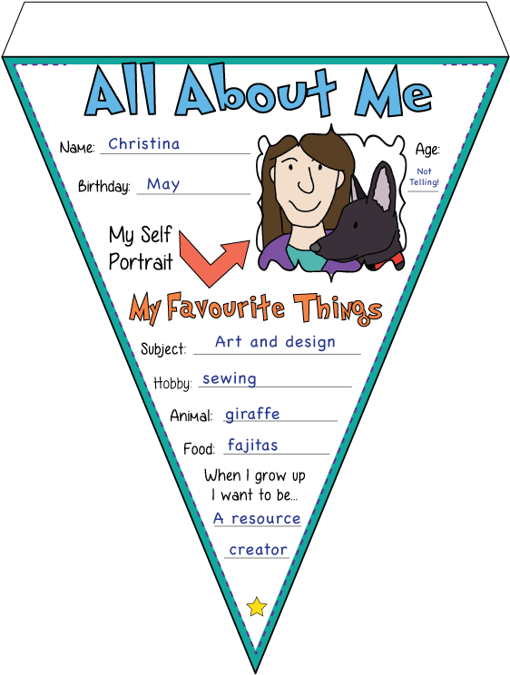 Imagine A String Of These Around Your Classroom In - First Day At School Activities Ks2 Clipart (595x842), Png Download