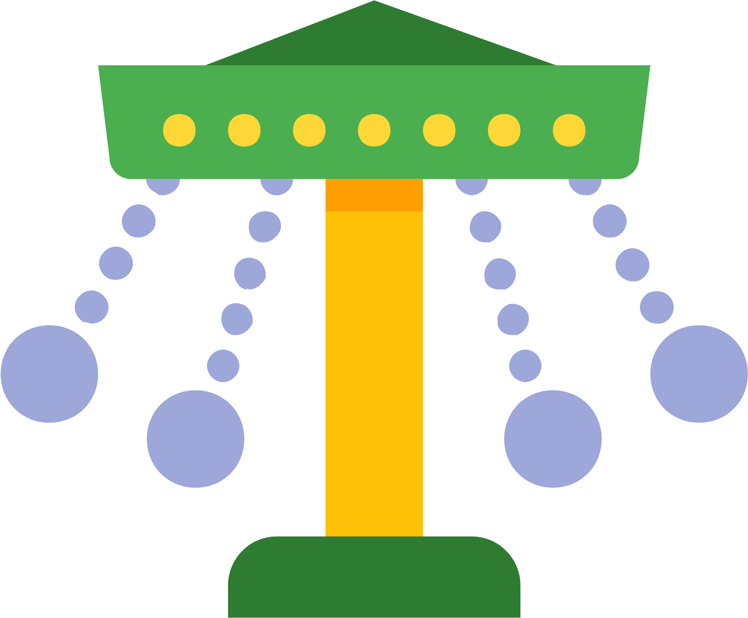 Merry Go Round Icon - Carousel Clipart (1600x1600), Png Download