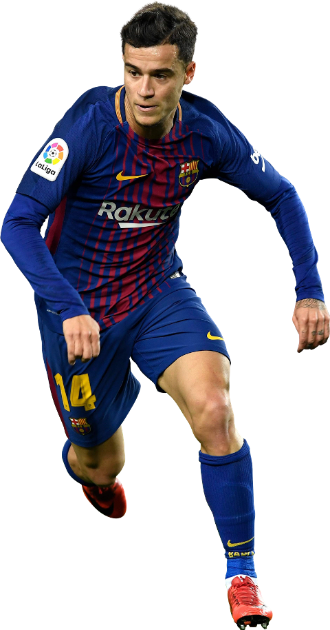 Philippe Coutinho Barcelona Png Clipart (480x914), Png Download