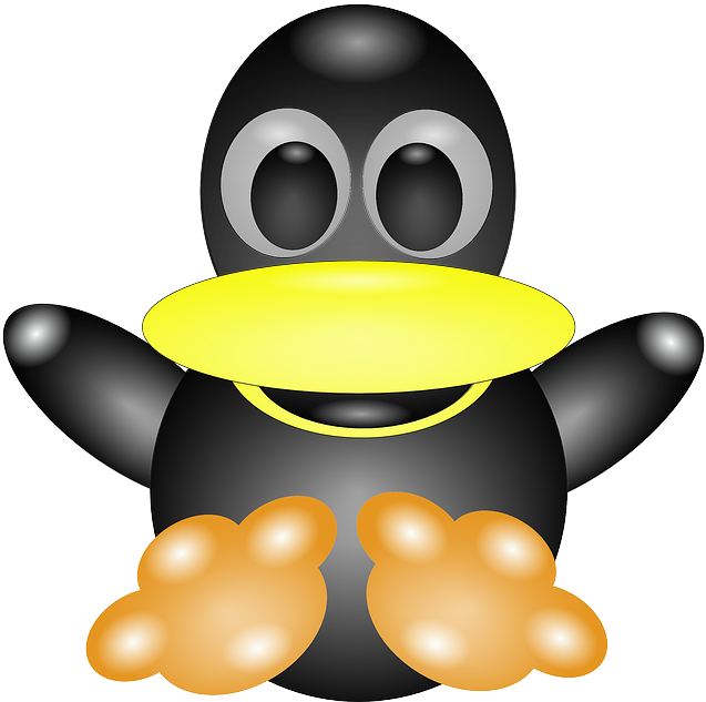 Free Vector Pengu 1 The First One Clip Art - Pengu - Png Download (594x598), Png Download