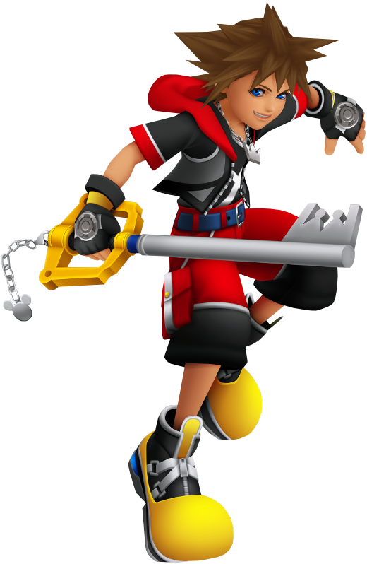 Sora Kh2 - 8hd - Sora Kingdom Hearts Dream Drop Distance Clipart (520x798), Png Download