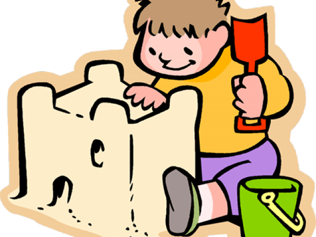 Sand Castle Clipart Kids - Sand Clipart - Png Download (640x480), Png Download