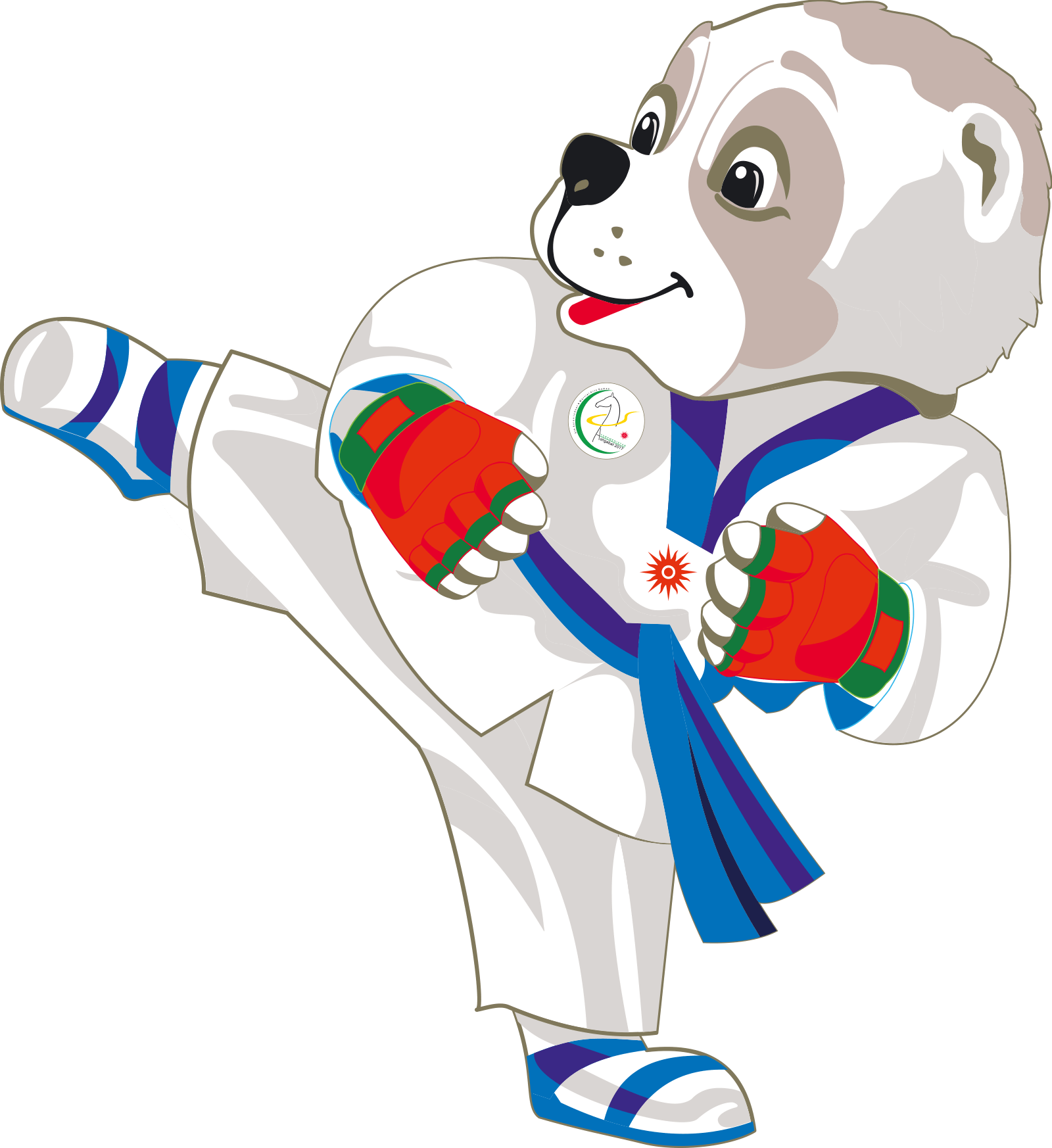 Taekwondo - Illustration Clipart (1600x1746), Png Download