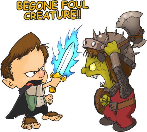 Lord Of The Rings Mashup - Cartoon Clipart (600x600), Png Download