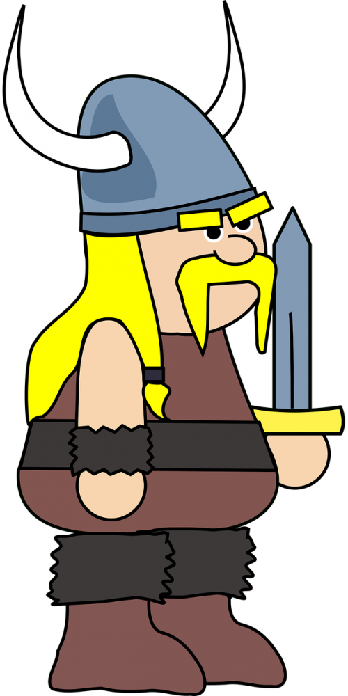 Viking Clipart - Png Download (500x1000), Png Download