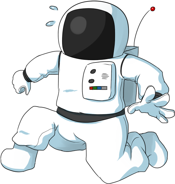 Image Library Stock Astronaut On The Moon Clipart - Astronaut Clipart Png Transparent Png (623x721), Png Download