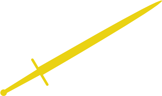 Golden Sword Art Vector Clipart (552x600), Png Download