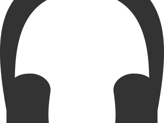 Headphones Clipart File - Silhouette - Png Download (640x480), Png Download