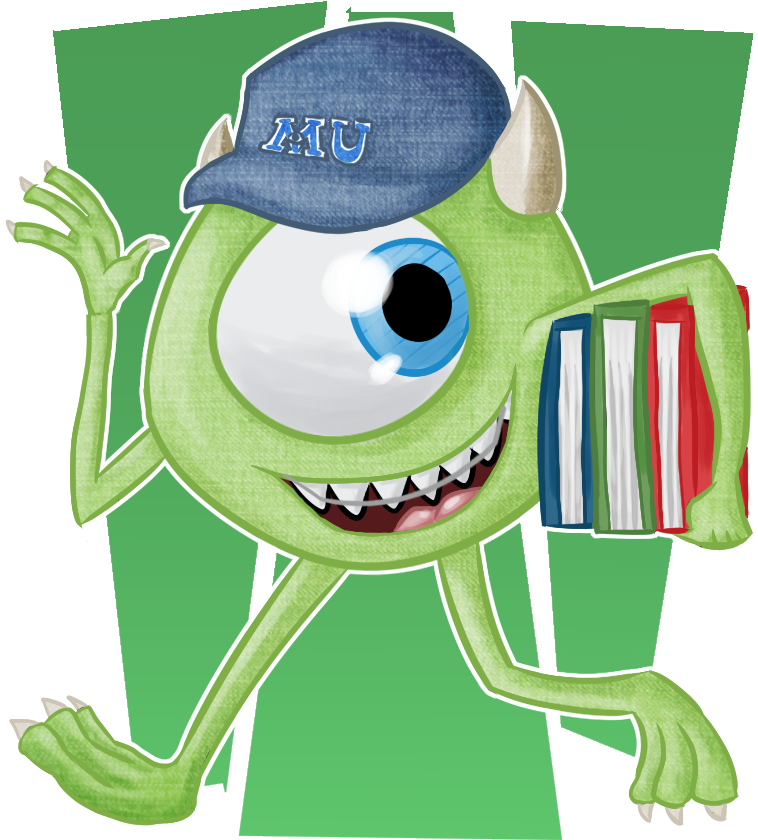 Monsters University Mike Wazowski Art Wallpaper - Monster University Classroom Theme Ideas Clipart (786x889), Png Download