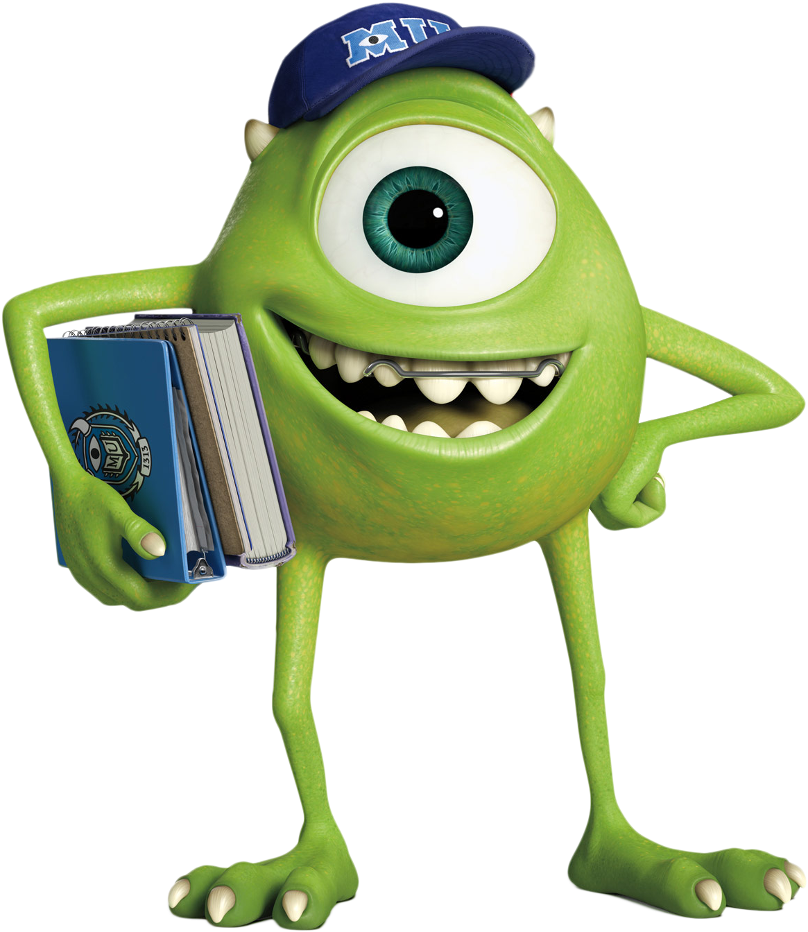 Mike Wazowski Monsters University Clipart (1262x1441), Png Download