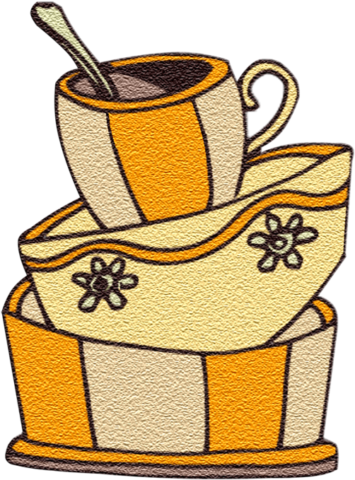 B *✿* - Ceramic Clipart (800x800), Png Download