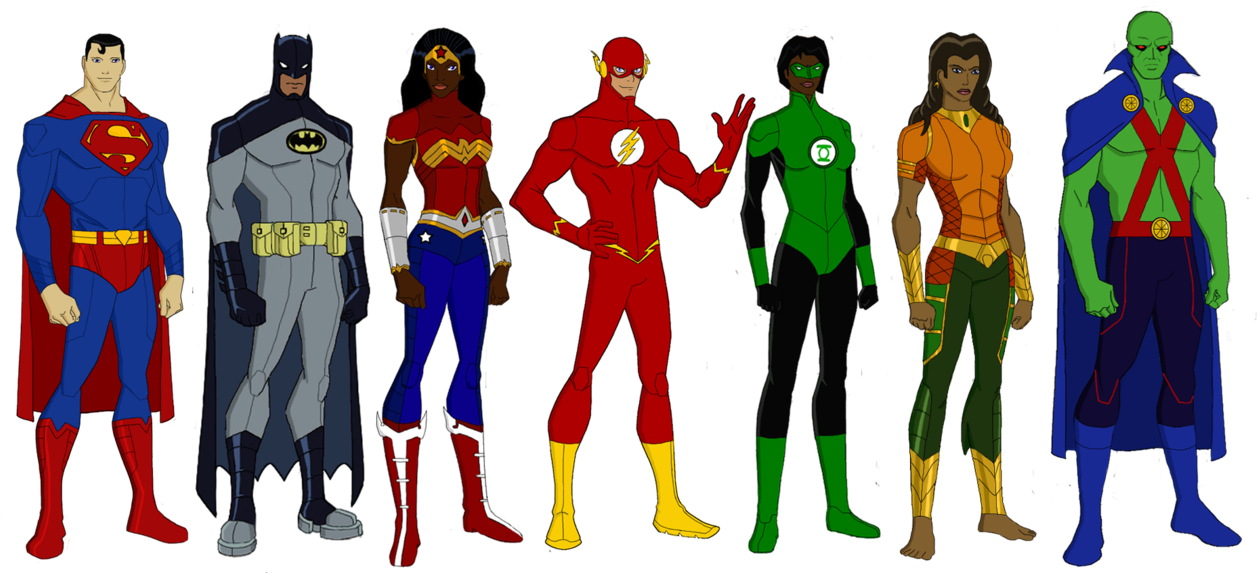 Elseworlds By Jsenior On Deviantart - Justice League Action Characters Clipart (1280x614), Png Download