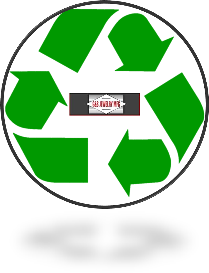 Gs Recycling Logo G&s Jewelry Mfg Your One Stop Sterling - Waste Silhouette Clipart (716x953), Png Download