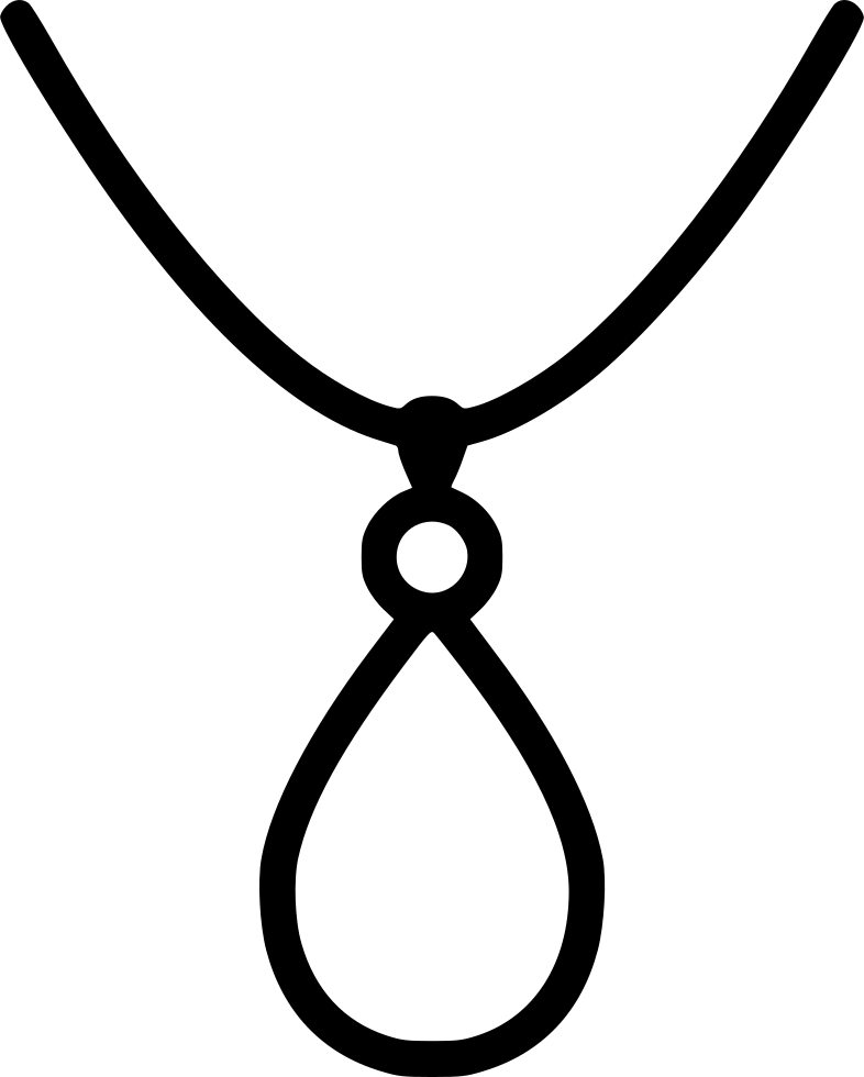 Necklace Svg Man Png Clipart (786x980), Png Download