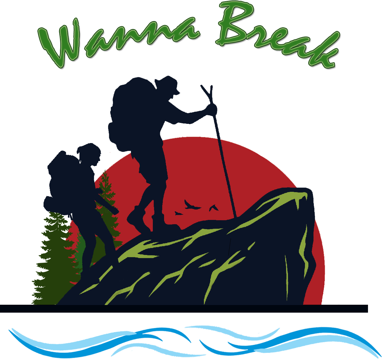 Hike Clipart Rural Tourism - Illustration - Png Download (1255x1177), Png Download