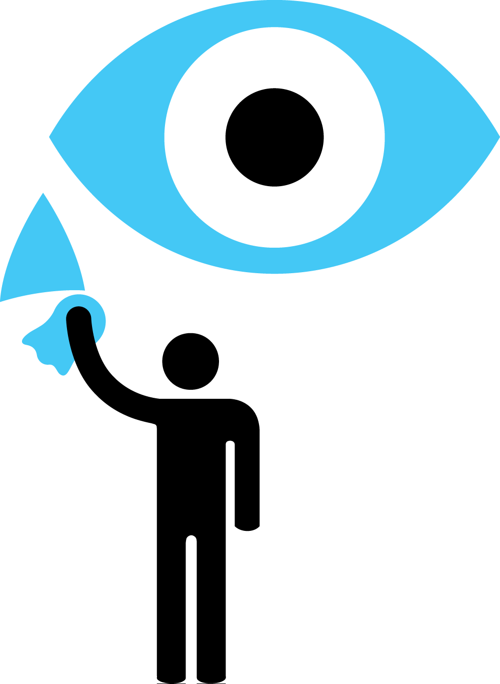 Play Video - Blue Clipart (1000x1367), Png Download