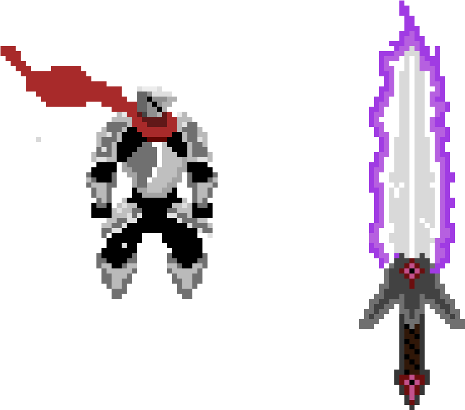 Jim The Knight W/ Sword - Cartoon Clipart (1100x840), Png Download