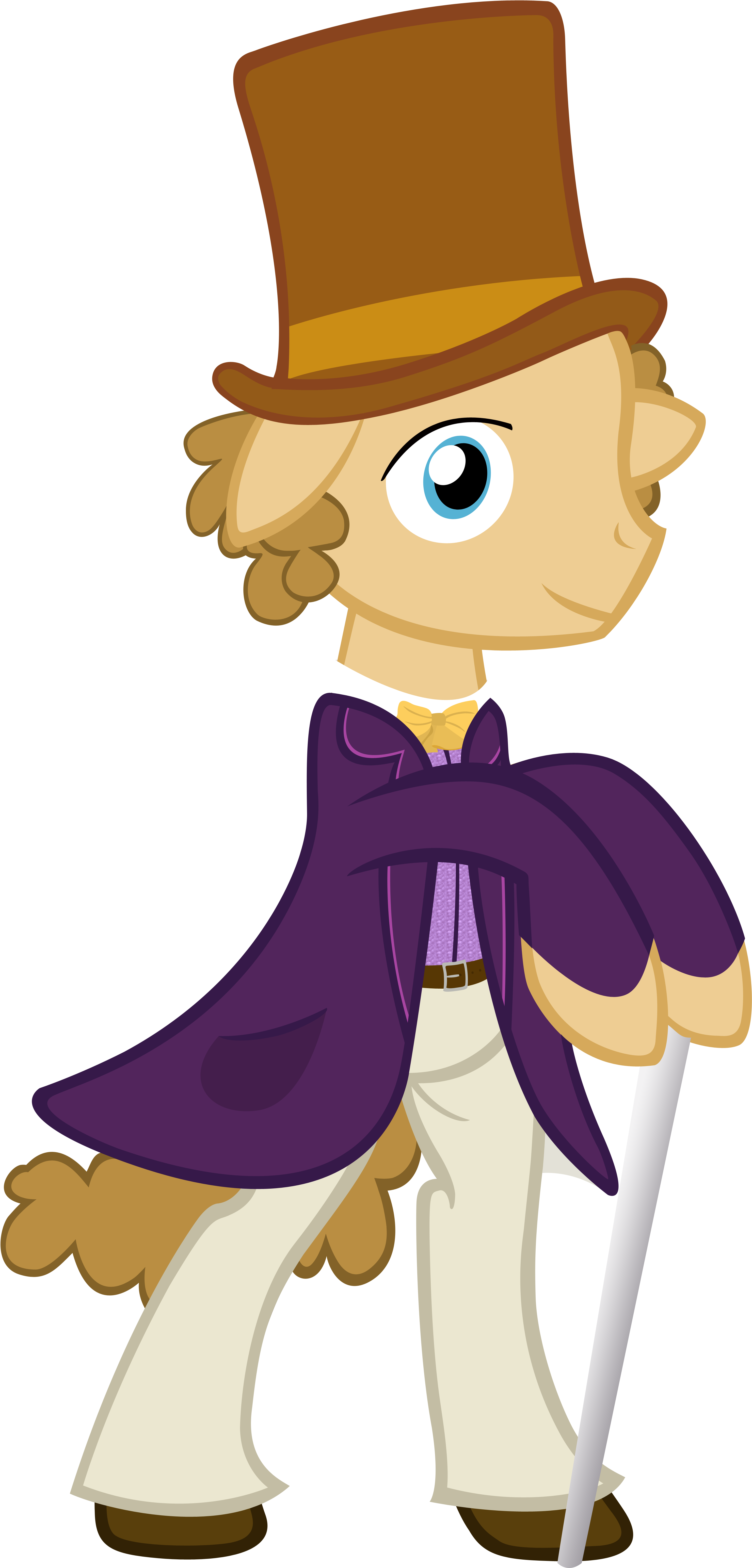 Spikesmustache, Ponified, Safe, Willy Wonka - Mlp Rainbow Dash Willy Wonka Clipart (4000x7000), Png Download