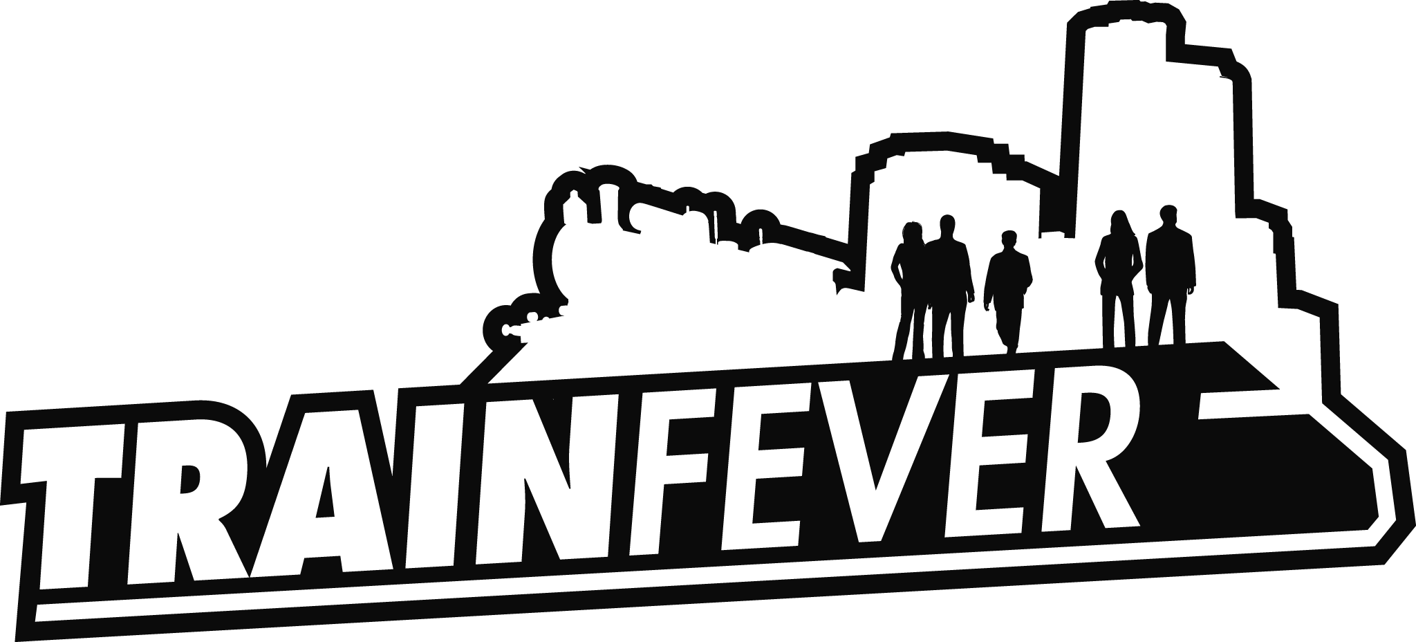 Game Logo - Train Fever Logo Clipart (2048x928), Png Download