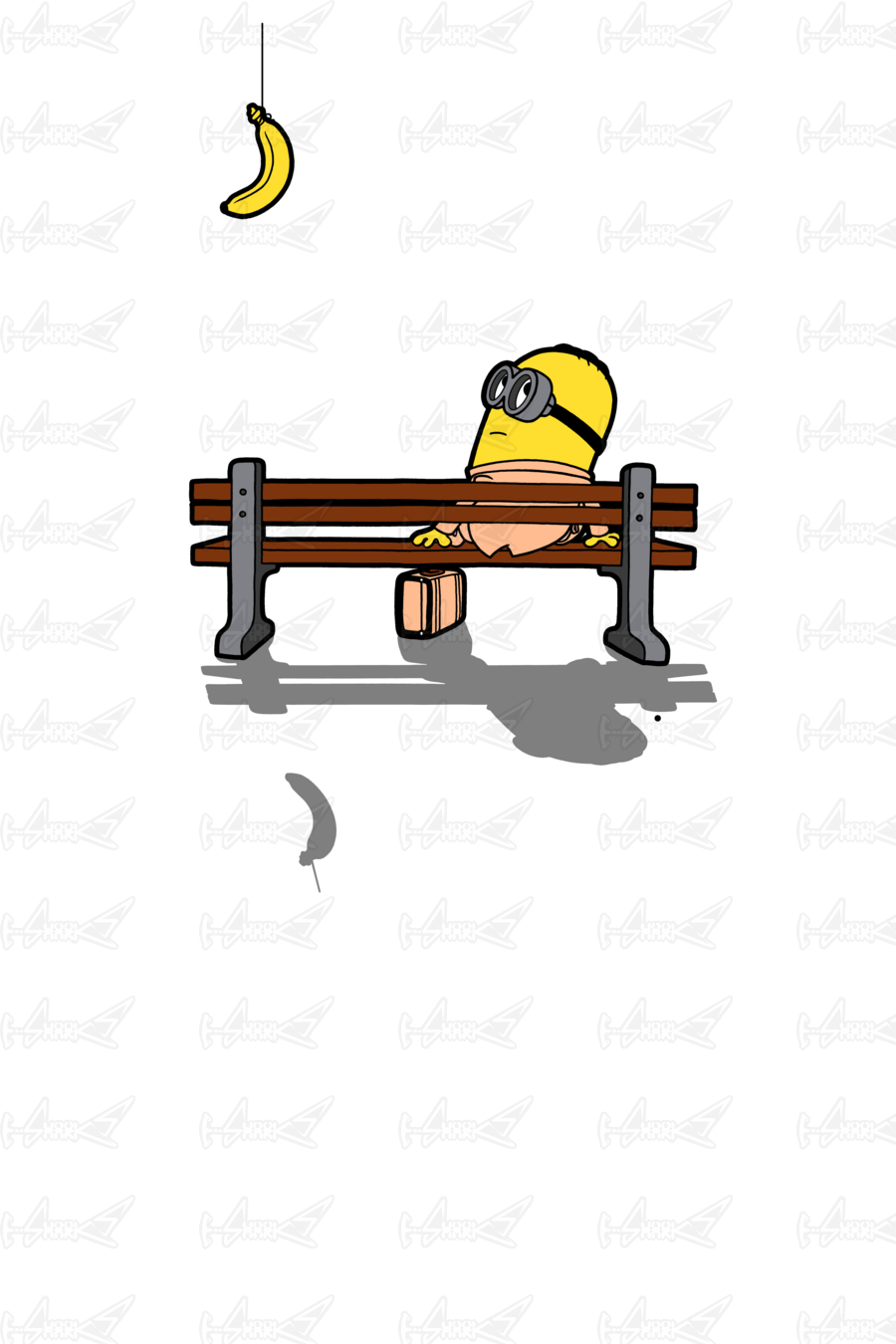 Forrest Minion - Cartoon Clipart (900x1350), Png Download