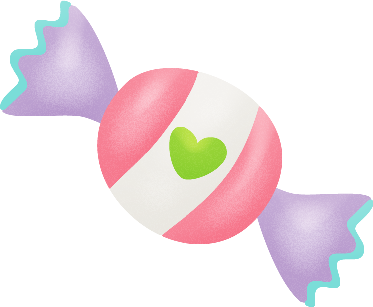 Clipart Candy Party - Bala Doce Desenho Png Transparent Png (787x653), Png Download