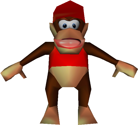 4298067 - Diddy Kong Transparent Clipart (750x650), Png Download