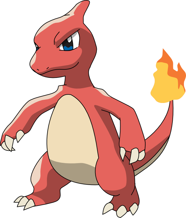 Vector Library Stock By Pklucario On - Charmeleon Clipart (630x739), Png Download