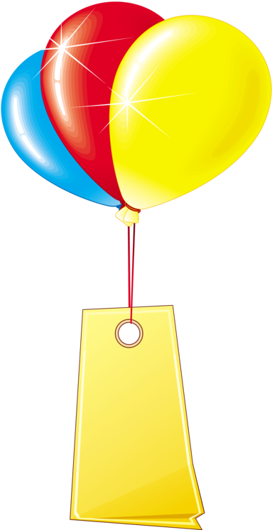 Balloons - Birthday Clipart (600x750), Png Download