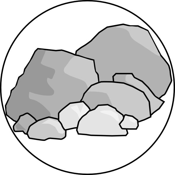 Clip Art Rock - Png Download (600x600), Png Download