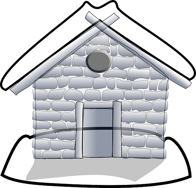 Climate Change New - Stone House Cartoon Clipart (640x616), Png Download