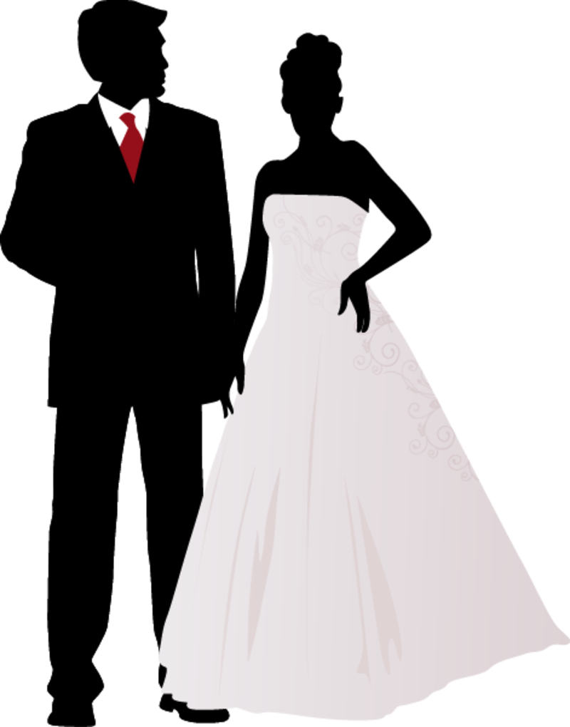 Wedding Vector Clipart (800x1020), Png Download