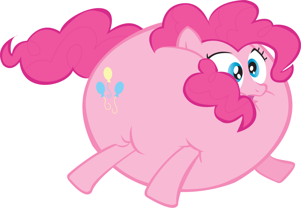 Balloons Clipart Transparent Background - Mlp Fat Pinkie Pie - Png Download (1280x883), Png Download