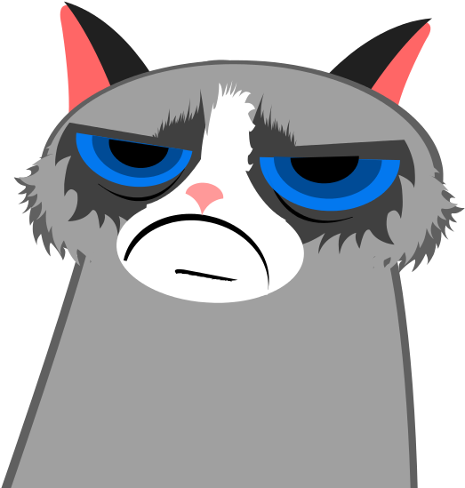 Reply - Grumpy Cat Clipart (600x600), Png Download