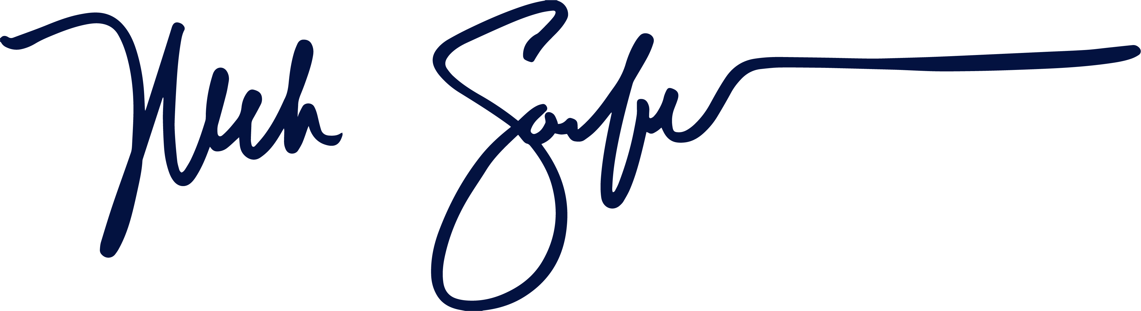 Mark Sanford - Calligraphy Clipart (3897x1063), Png Download