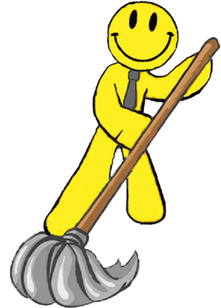 Clean Clipart Office - Happy Cleaning - Png Download (830x1073), Png Download