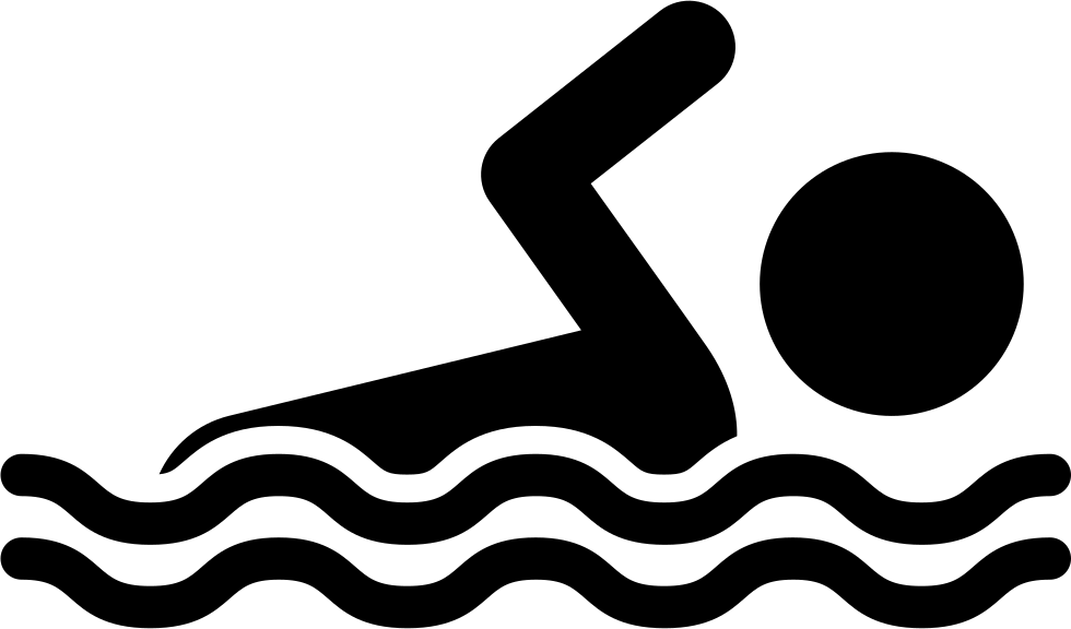 Swimming Pool Black And White Panda Free - Nataçao Png Clipart (980x576), Png Download