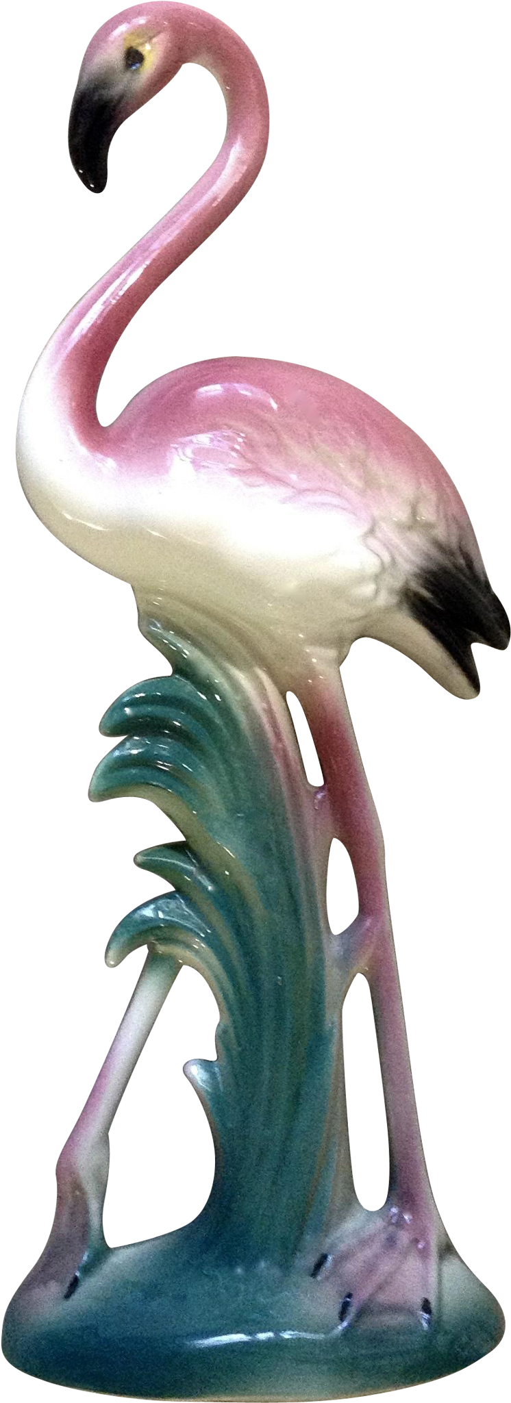 Vintage Pink California Pottery - Ceramic Flamingo Clipart (2048x2048), Png Download