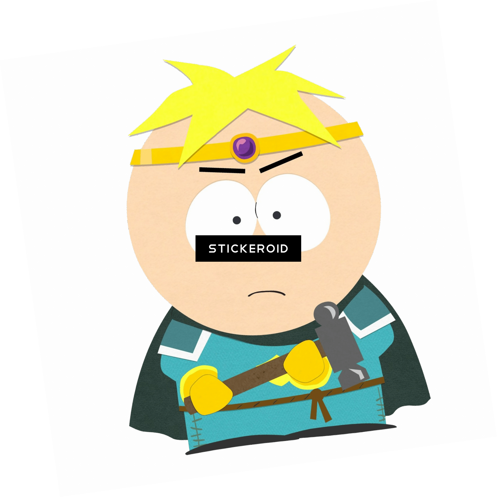 Twix Creamy Peanut Butter - Paladin Butters Clipart (1693x1694), Png Download