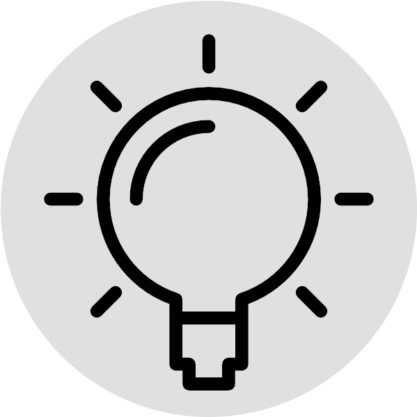 Iida Mac Bacc Monthly Meeting - Big Idea Icon White Transparent Clipart (716x716), Png Download