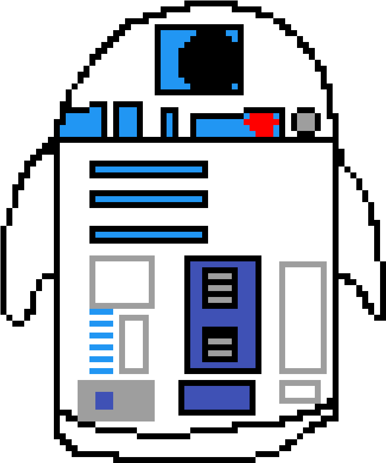 R2d2 Clipart (1200x1200), Png Download
