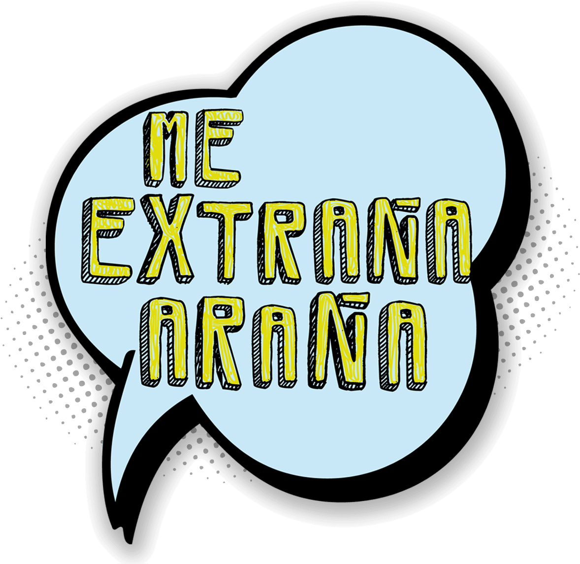 Me Extraña Araña Clipart (1024x995), Png Download