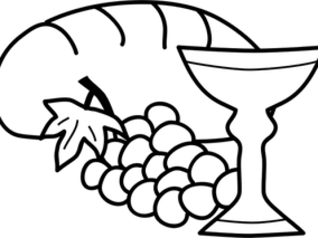 Bread Clipart Wine - Bread And Wine Clipart Png Transparent Png (640x480), Png Download