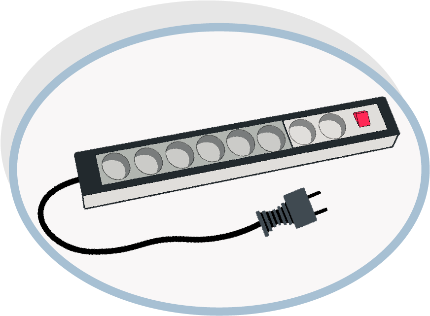Don't Forget About Surge Protectors - Circle Clipart (887x644), Png Download