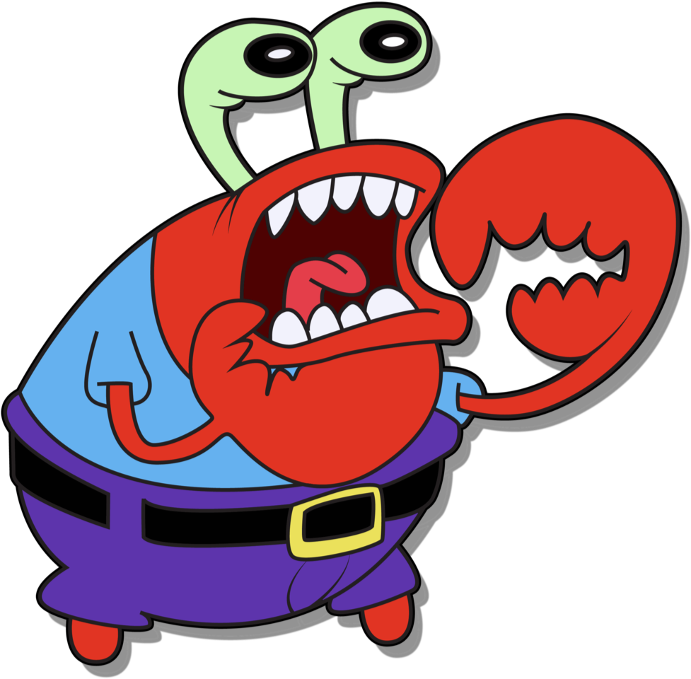Obey Clipart Mouth Mister Krabs Png Download Full Size Clipart