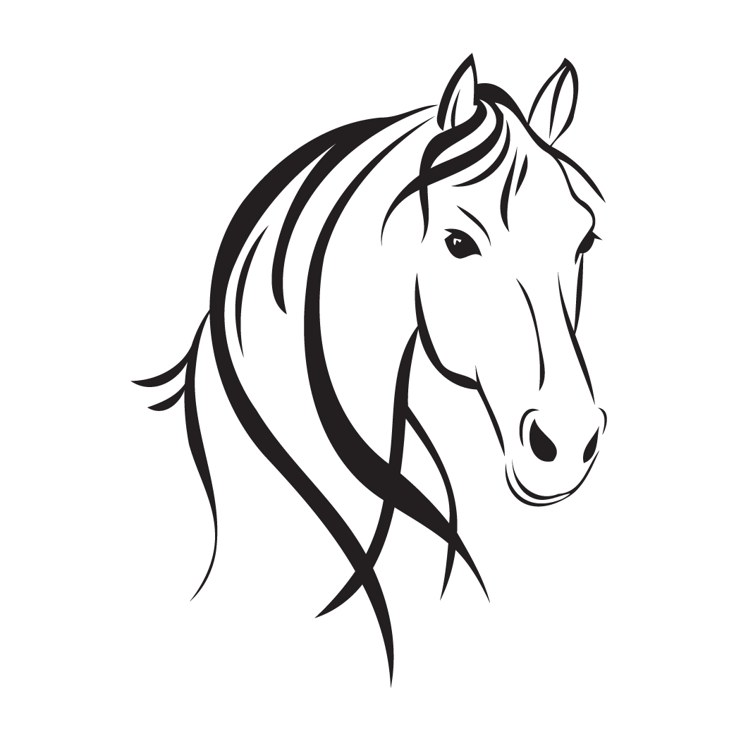 Download Horse Head Style - Horse Head Outline Clipart (#853031