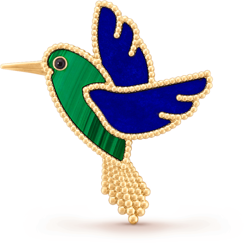 Lucky Animals Hummingbird Clip, - ヴァン クリーフ ラッキー アニマルズ - Png Download (1000x1000), Png Download