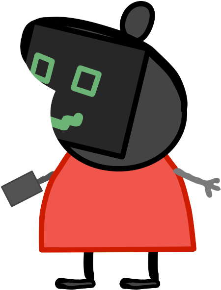 Mecha Peppa Art - Peppa Pig Clipart (1280x720), Png Download