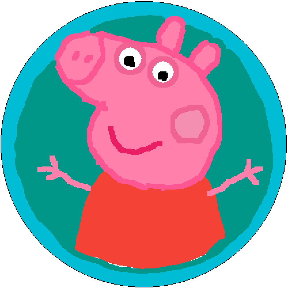Peppa Pig Clipart (1000x1000), Png Download